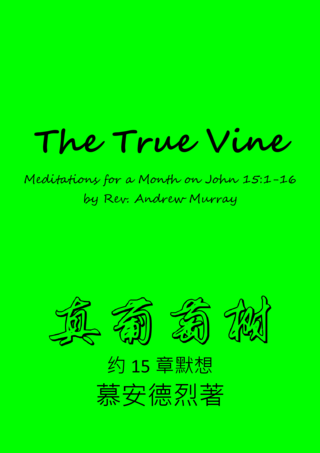 16 The True Vine by Andrew Murray真葡萄樹慕安德烈簡